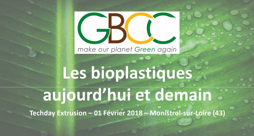 Présentation Bioplastiques TechDay